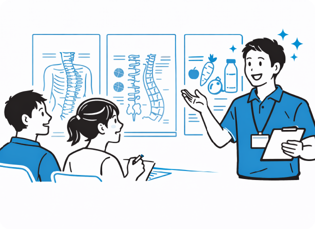 知識とスキルアップのイメージ